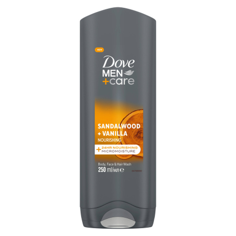 Dušigeel Dove Men Sand&Vanilla 250ml