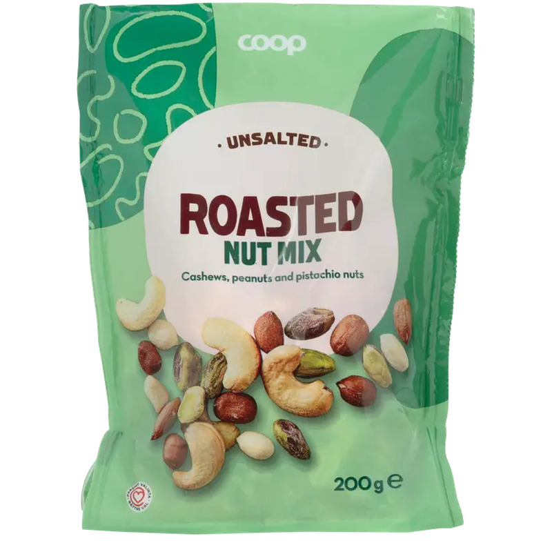 Coop india pähkli-maapähkli-pistaatsia segu 200g