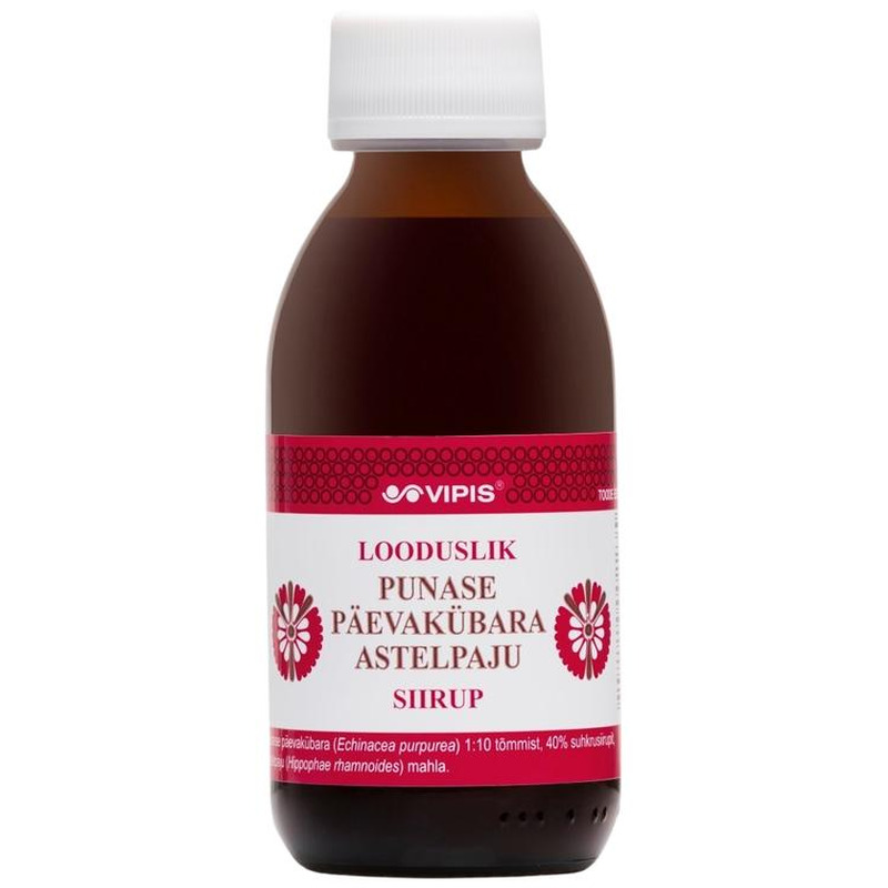 Punase päevakübara-asteplaju siirup, VIPIS, 150 ml