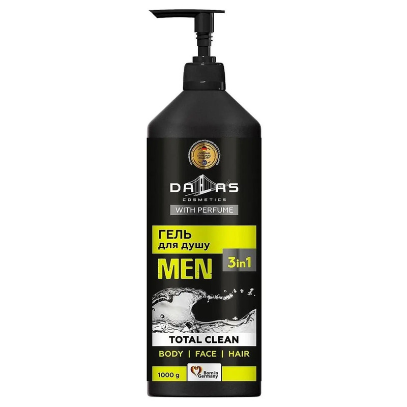 Dalas Meeste Šampoon + Dušigeel 3in1 1L