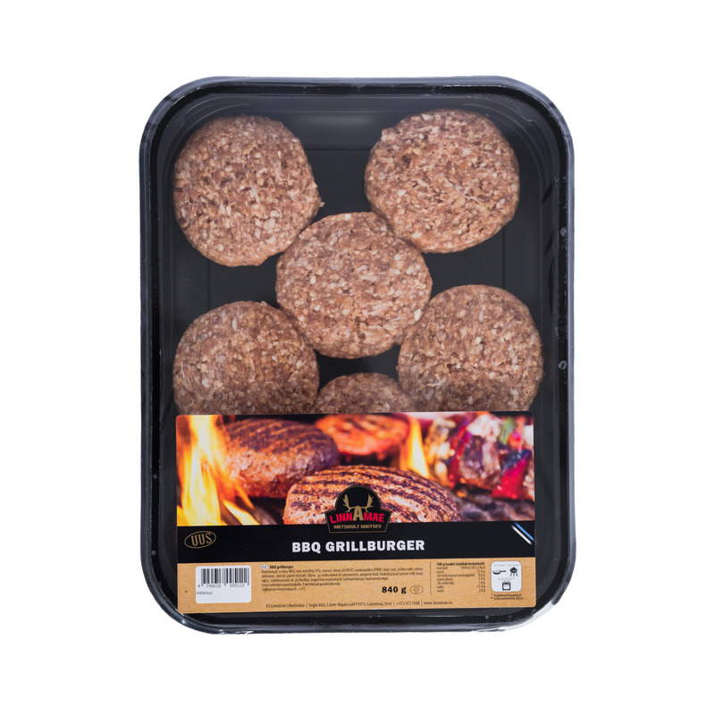 Linnamäe Lihatööstus BBQ Grillburger 840g