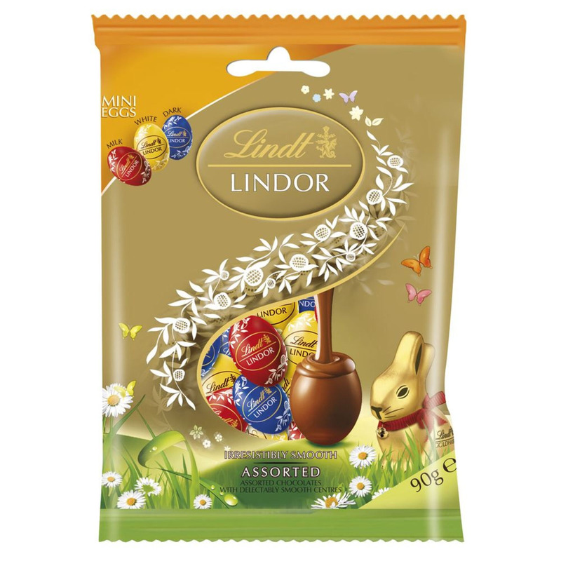 LINDOR Šokolaadiassortii Lihavõttemunad 90g
