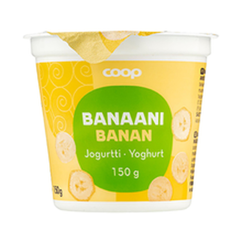 COOP banaanijogurt 150g