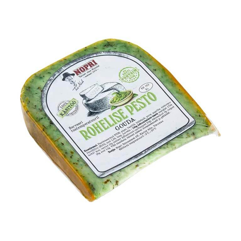 Gouda juust Roheline Pesto, NOPRI, 250 g