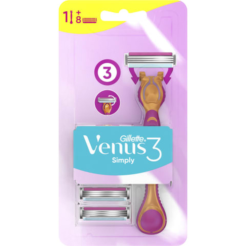 Raseerija Gillette Venus Simply Hybrid + 8 varutera