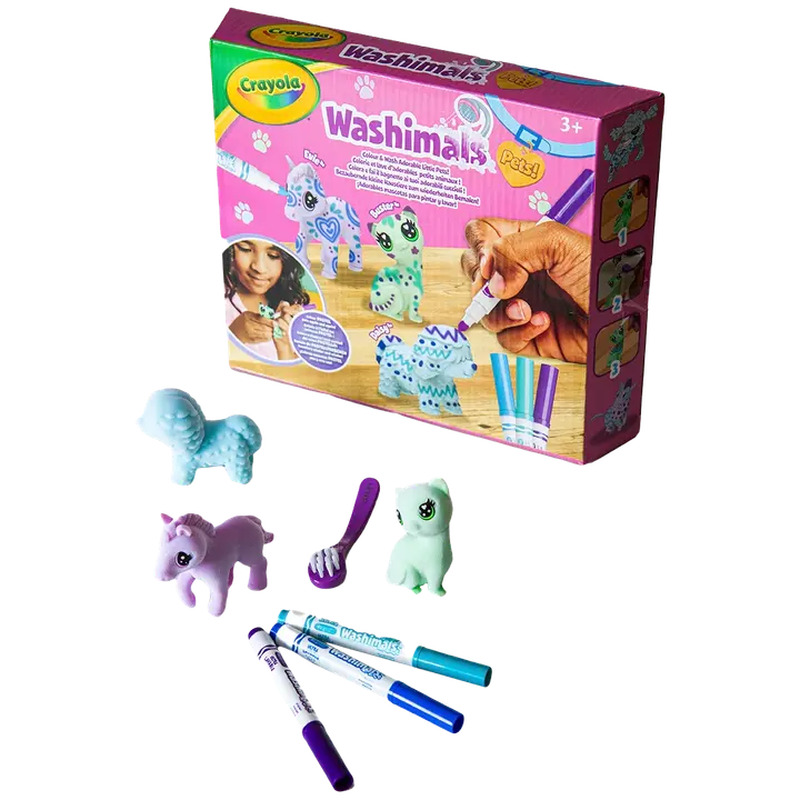Washimals pastelsed lemmikloomad, CRAYOLA, 1 tk