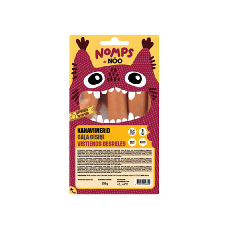 Kanaviinerid Nomps NÕO, 250g