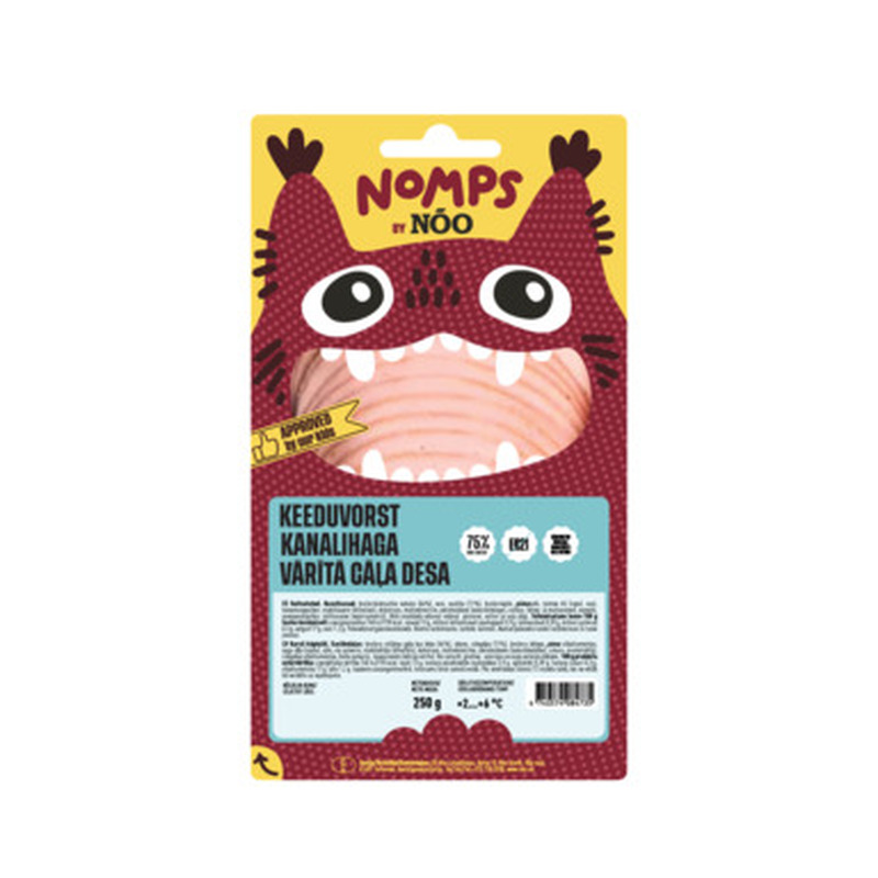 NÕO Nomps keeduvorst kanalihaga 100g (viil)