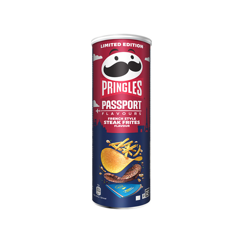 Kartulikrõpsud PRINGLES Prantsusepärane Steak & Frites 165g