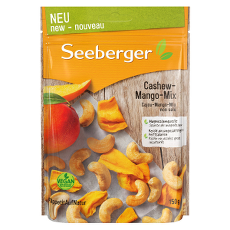India pähkli-mango segu, SEEBERGER, 150 g