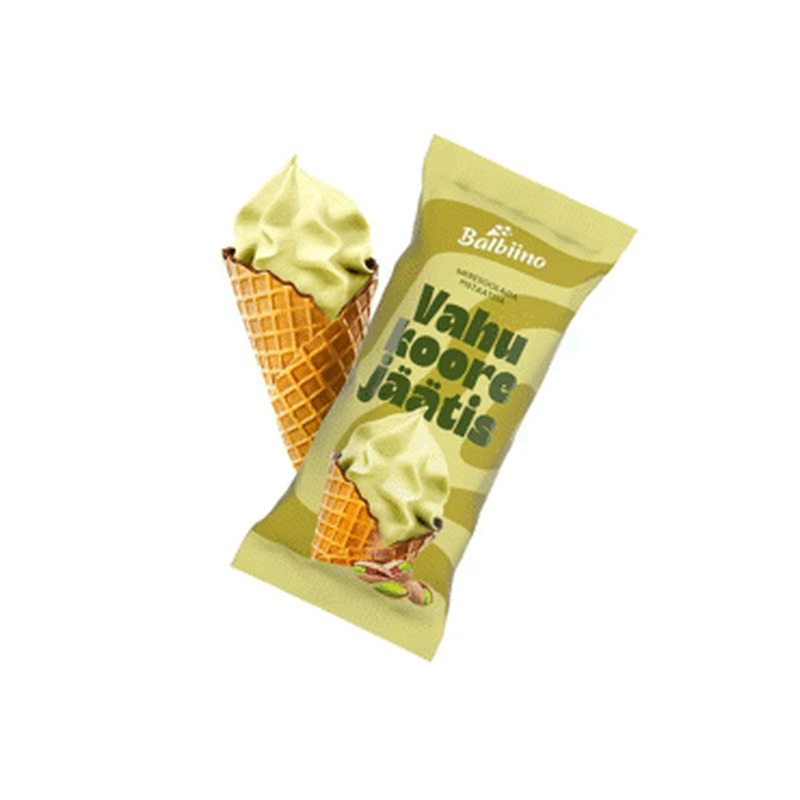 Jäätis pistaatsia meresool.BALBIINO 85g