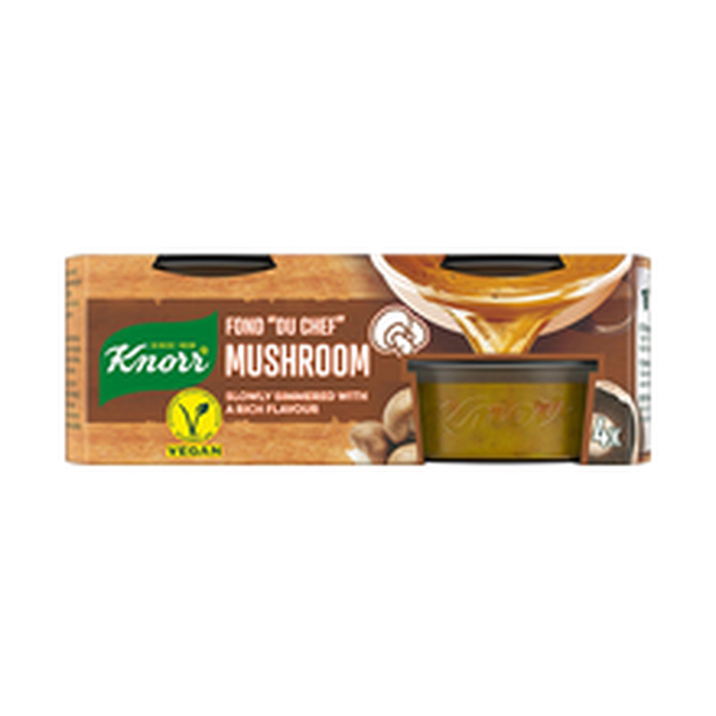 Knorr FOND DU CHEF vedel seene-maitseainesegu, portsjonitena 4 x 28 g