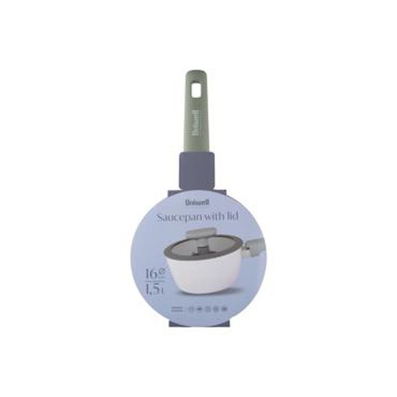Kastmepott kaanega UNIWELL 16cm 1.5L