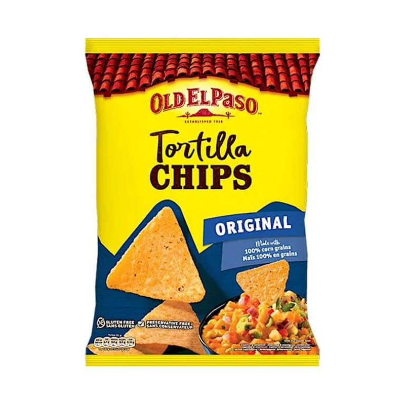 Maisikrõpsud soolaga, OLD EL PASO, 185 g