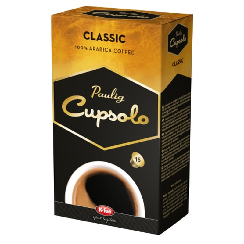 Kohvikapslid Classic Paulig Cupsolo 16tk