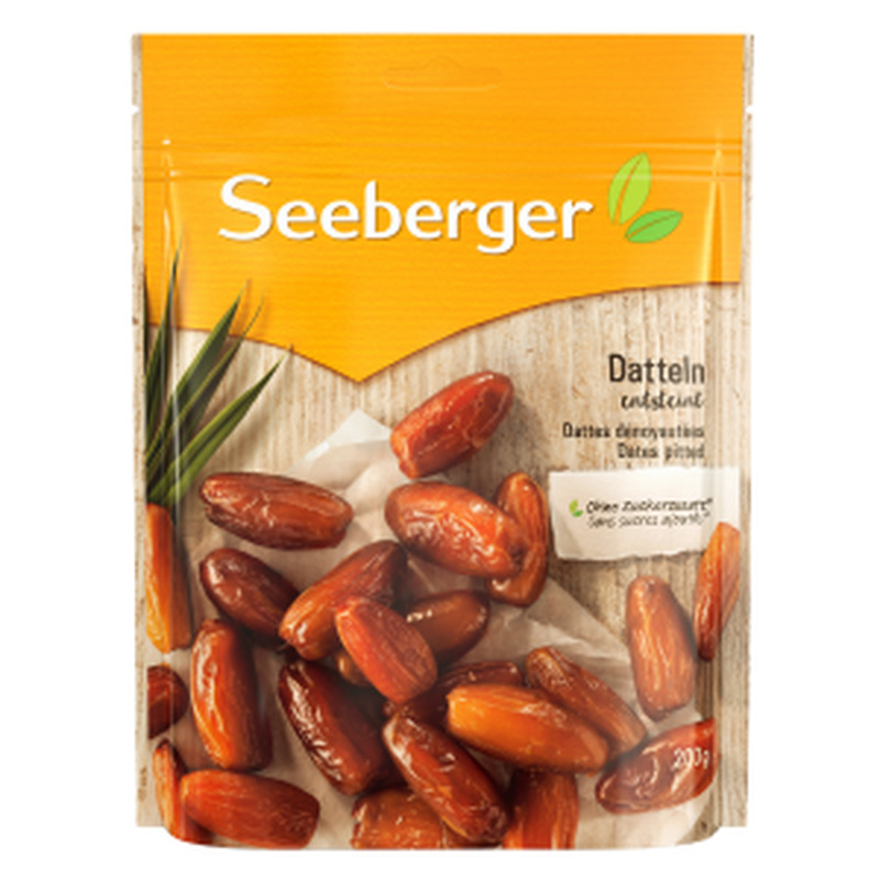 Kivideta datlid, SEEBERGER, 200 g