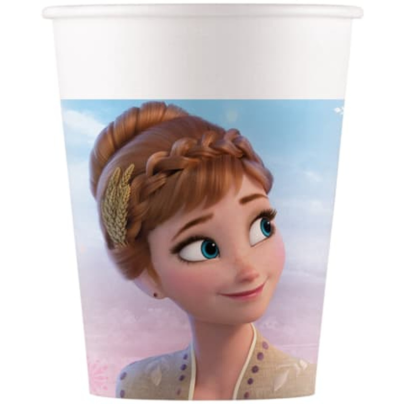 Ühekordne tass "Frozen" 200ml 8tk