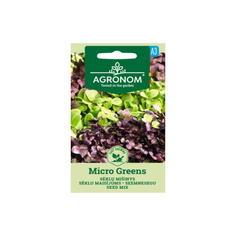 Sėklos AGRONOM Mišinys Micro Greens