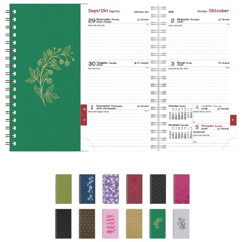 Koolimärkmik midi spiral eco kartong h