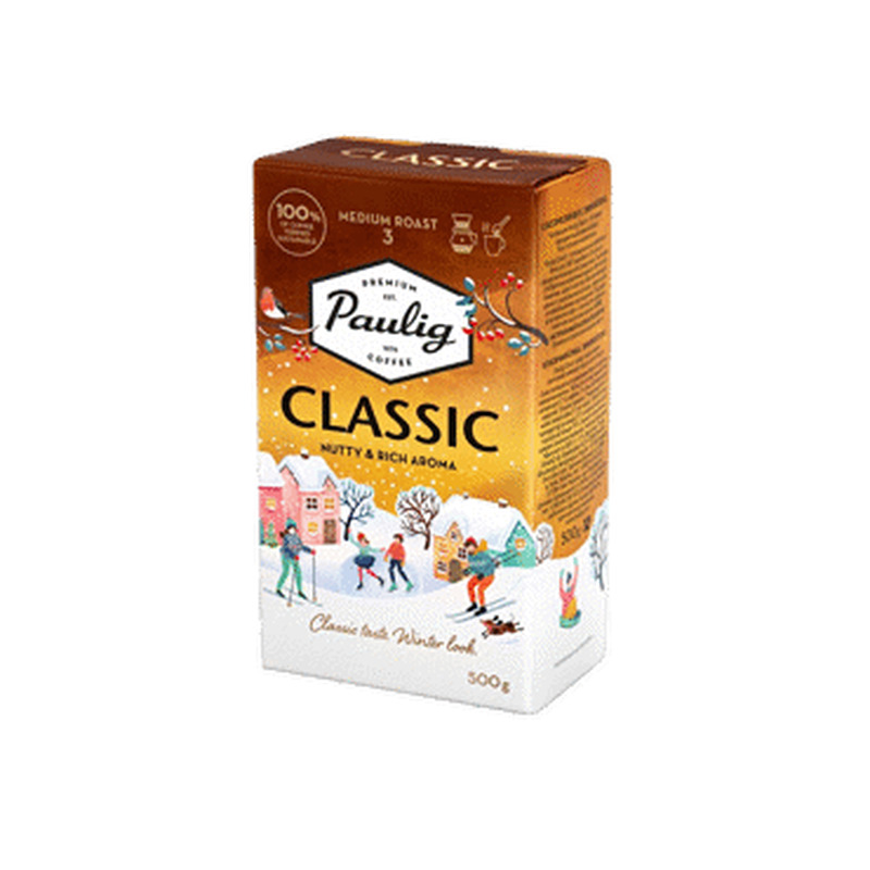 Jahvatatud kohv Classic PAULIG 500g