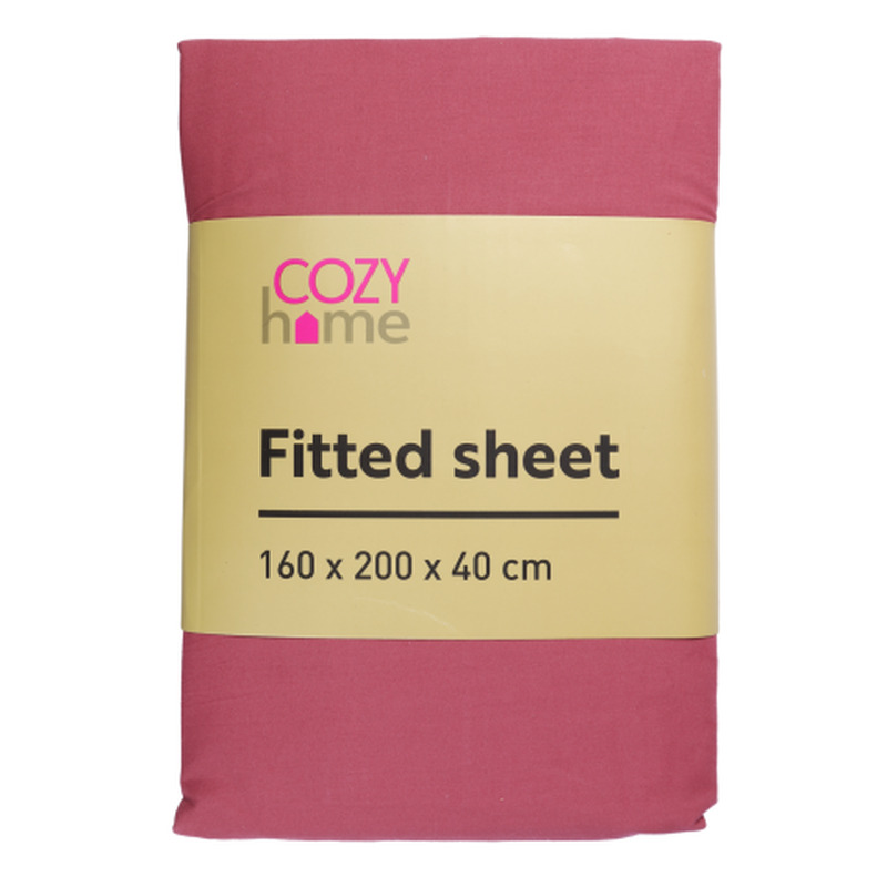 Kummiga lina Cozy Home 160x200x40cm punane SS25