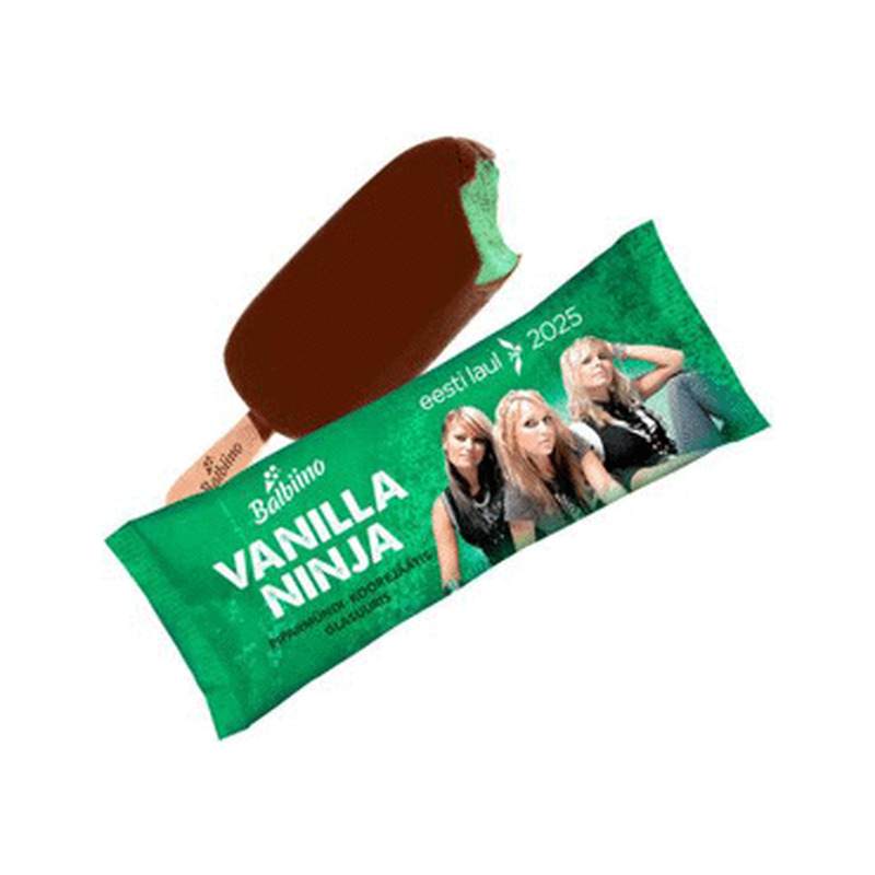 Jäätis piparmündimaits.VANILLA NINJA 80g