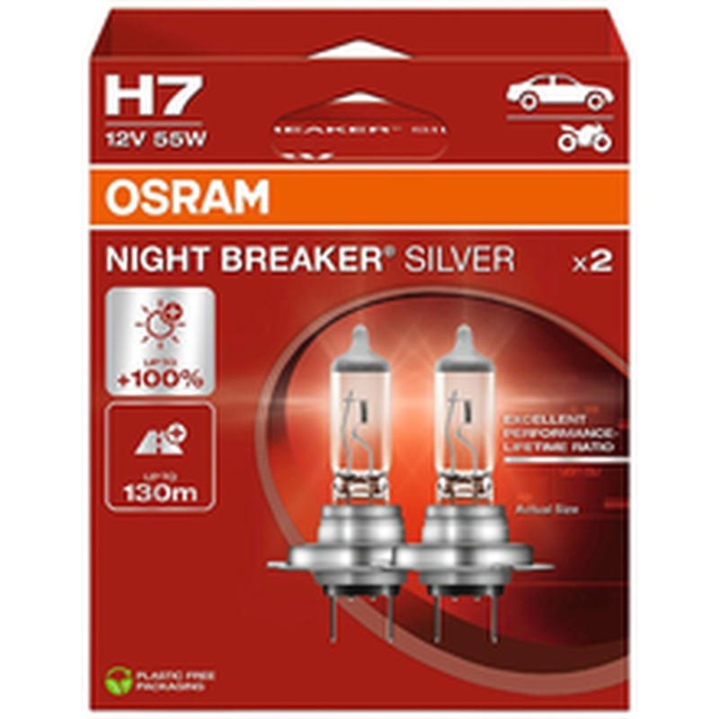 Esitule pirnid 2tk Osram H7 12V 55W