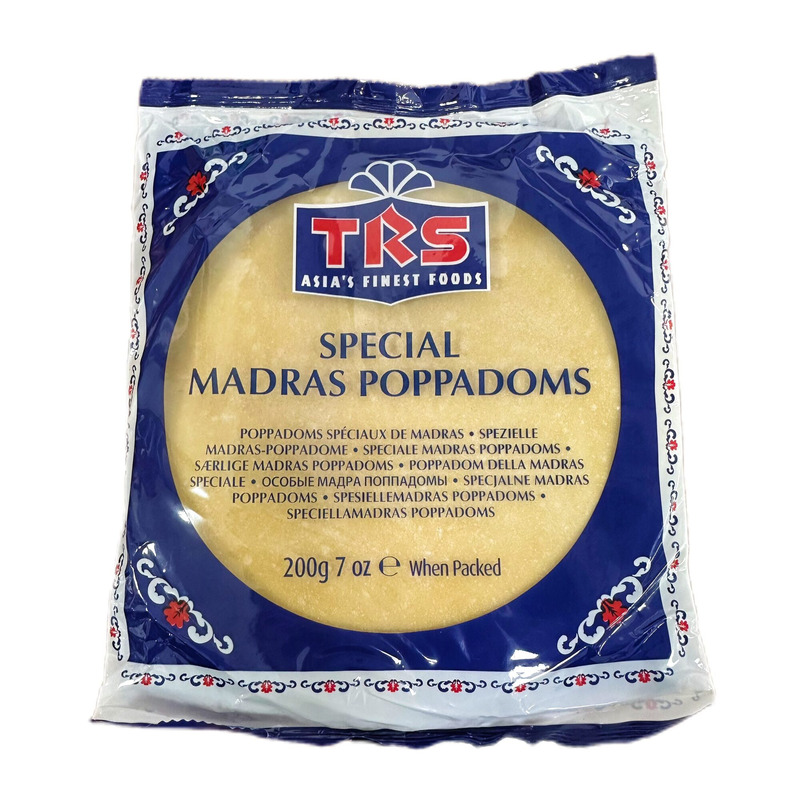 TRS Pappadums krõbedad leivad 10 x 200g