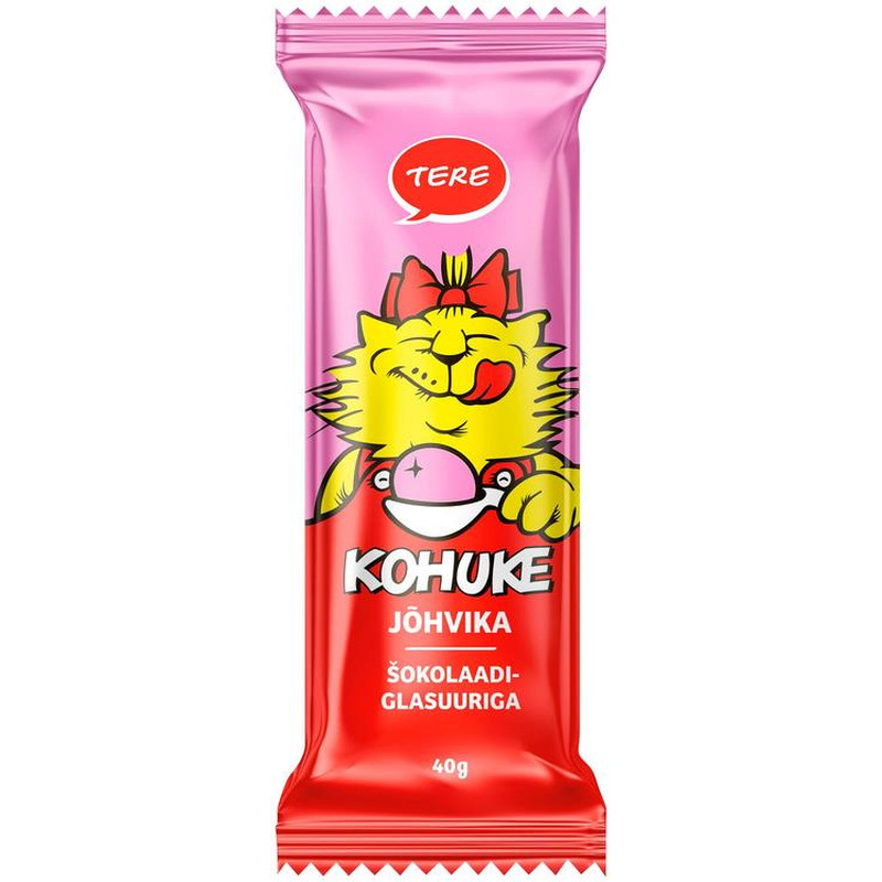 Tere Kohuke jõhvika šokolaadiglasuuriga 40 g
