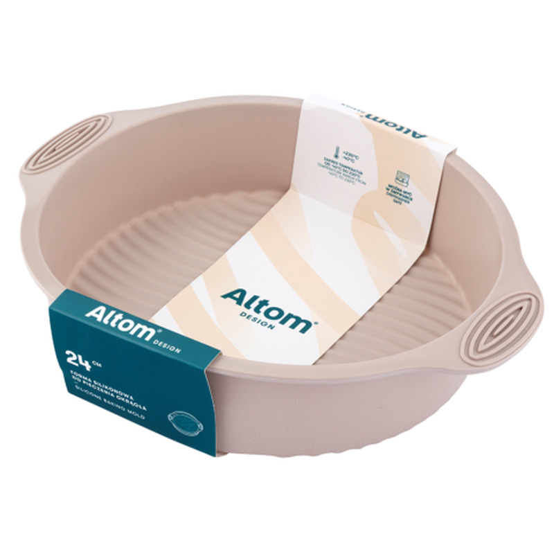 Koogivorm ümmargune silikoonist 30x24,5x6cm SS26