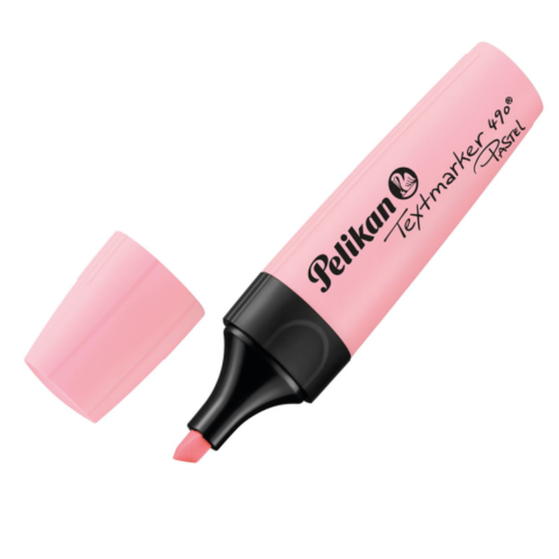 Tekstimarker Pelikan 490, pastelne roosa