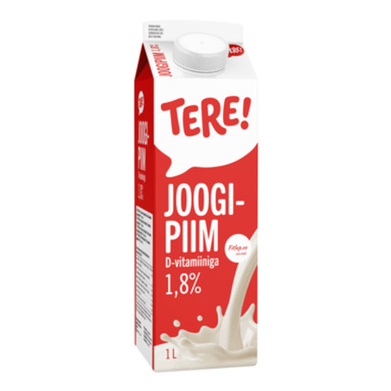 Tere piim 1,8%, 1 l