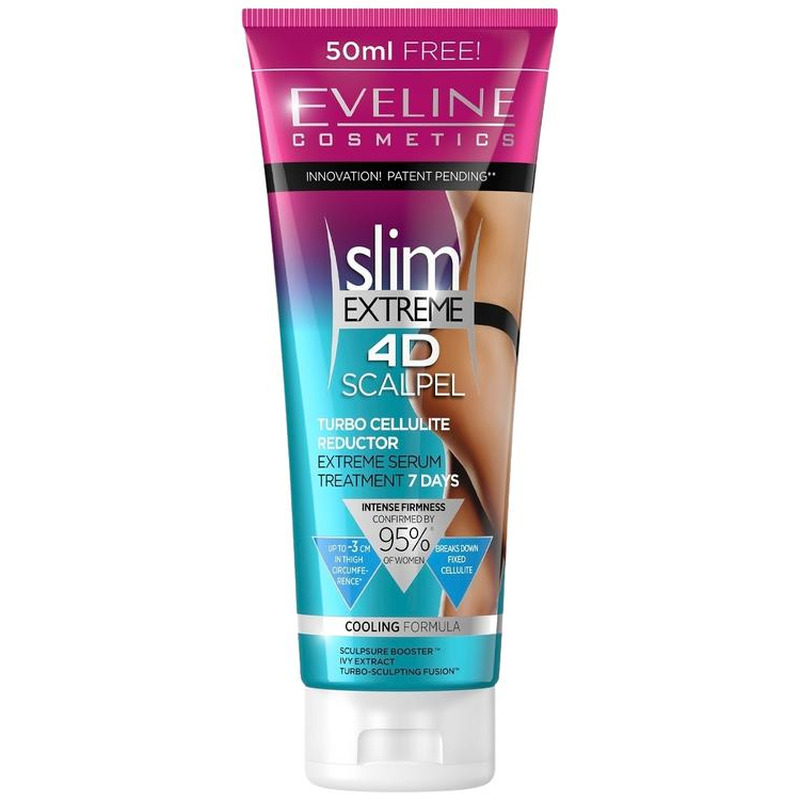 Tselluliidi seerum jahutav, EVELINE, 250 ml