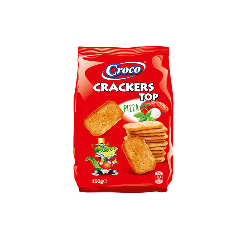 Soolakreekerid CROCO TOP Pizzamaitselised 150g