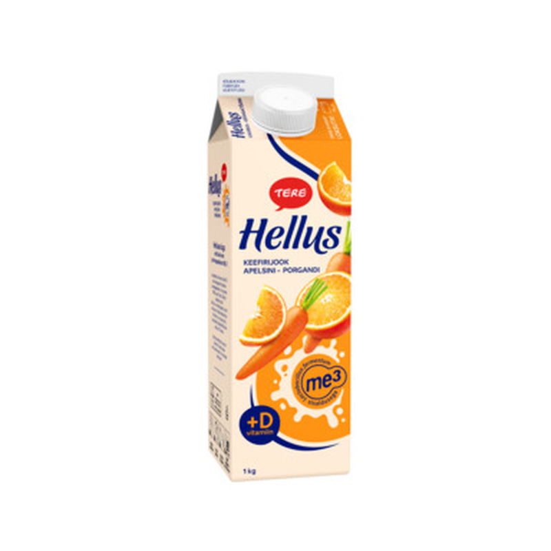 TERE Hellus keefirijook apelsini-porgandi 1kg (pure)