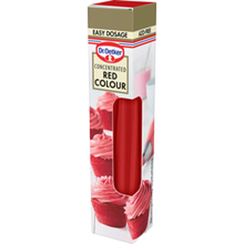 Geeltoiduvärv punane, DR.OETKER, 15 g