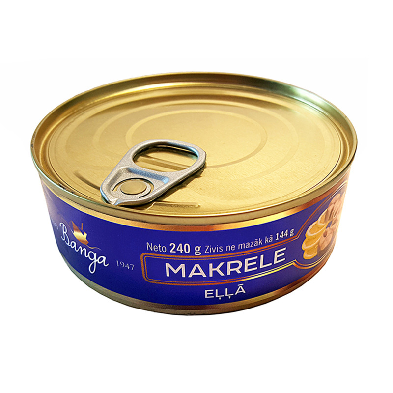 BANGA Atlandi makrell õlis 240g(EO)