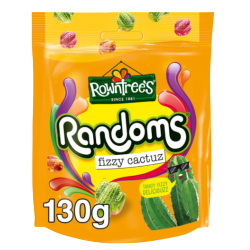 Kummikommid hapud puuviljamaitselised Rowntrees Randoms 130g
