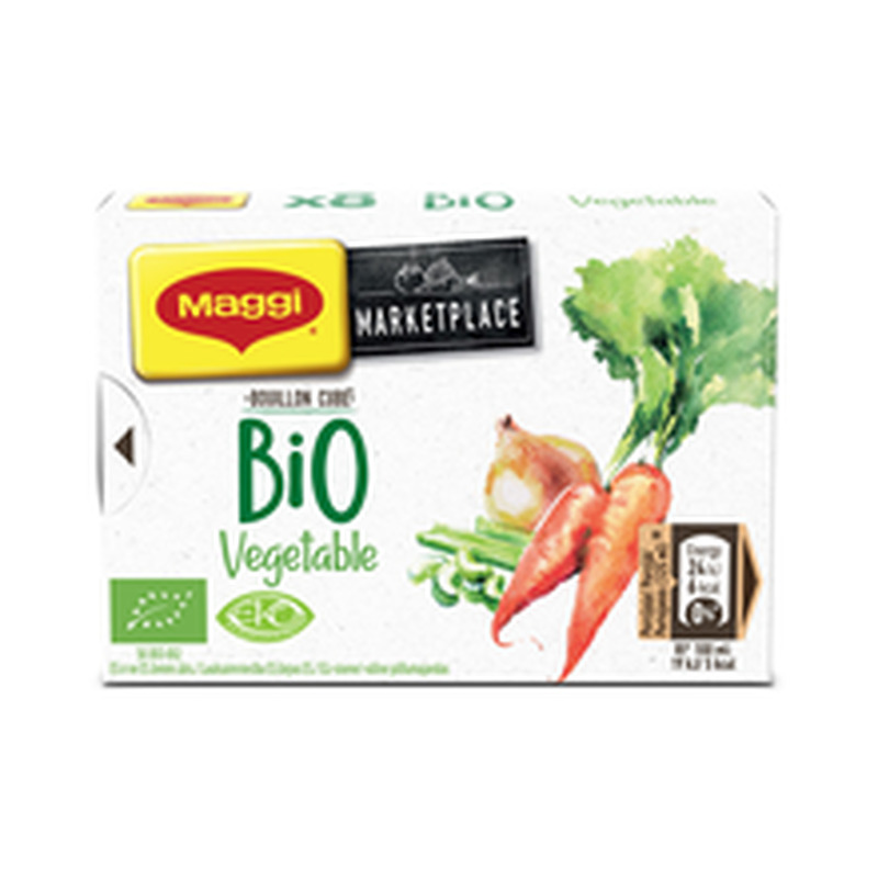 Aedviljapuljong 80 g, Bio