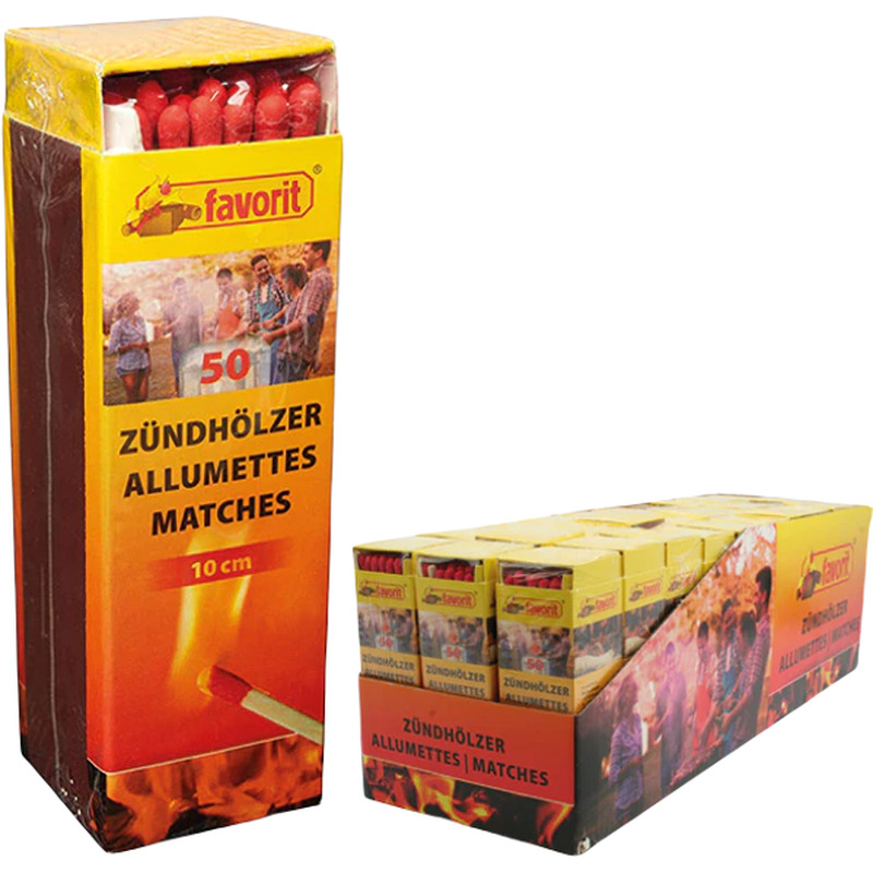 Favorit Kaminatikud 10cm, 50TK