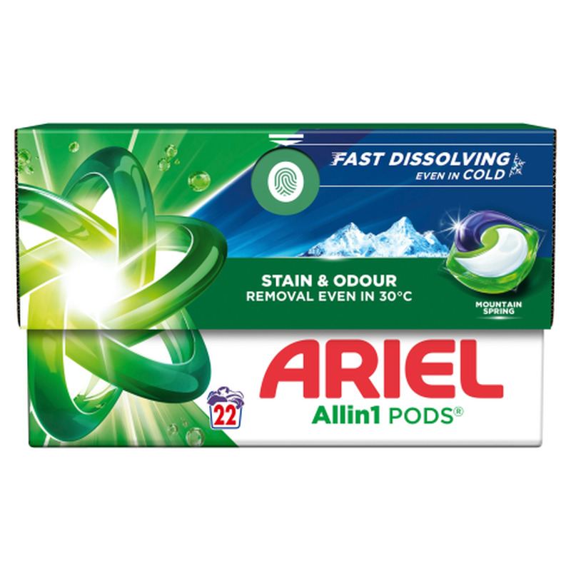 Pesukapslid Ariel Mountain Spring 22tk
