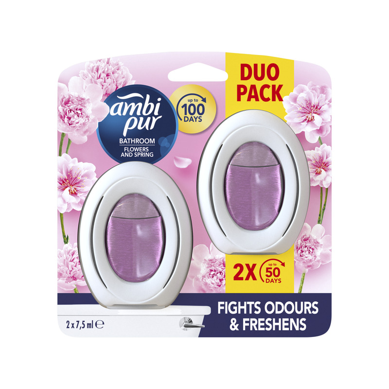 Ambi Pur Flower & Spring Vannitoa Õhuvärskendaja, 15 ml