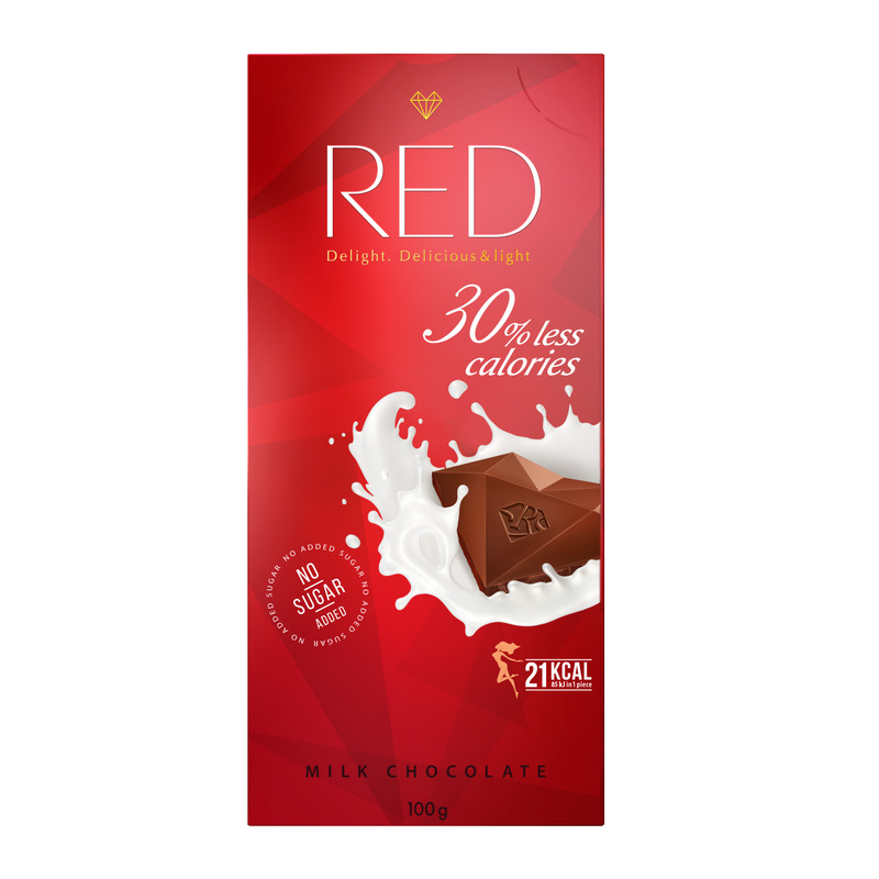 RED Piimašokolaad suhkruvaba 100g