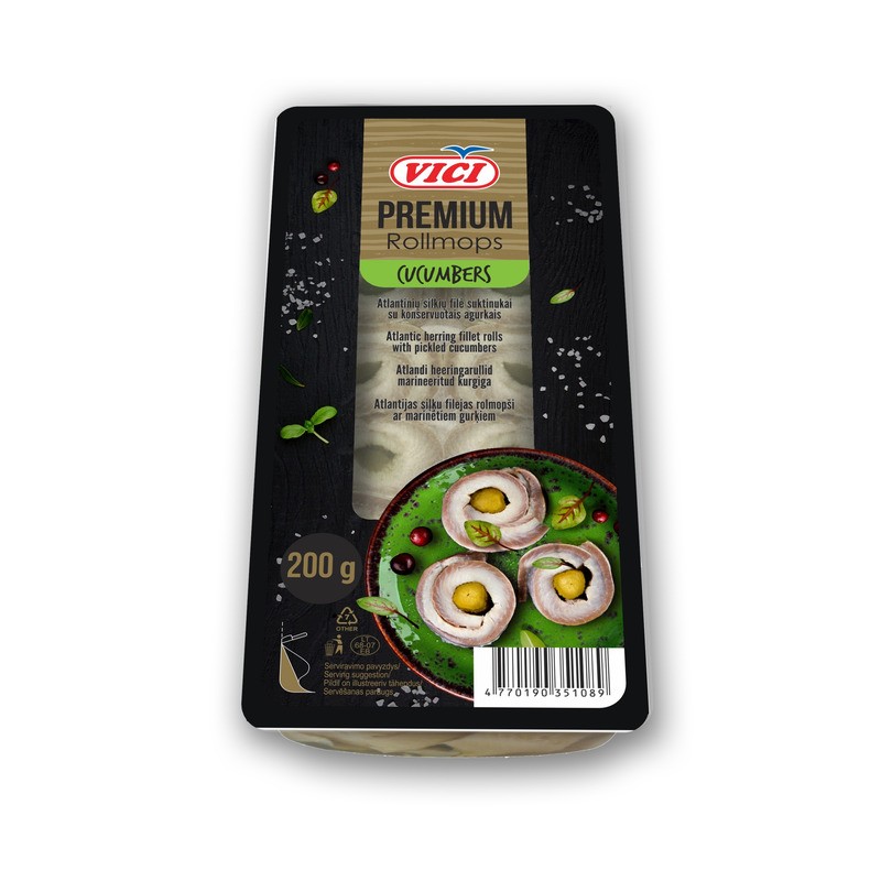 Vici Heeringafilee Rullid Kurgiga 200g