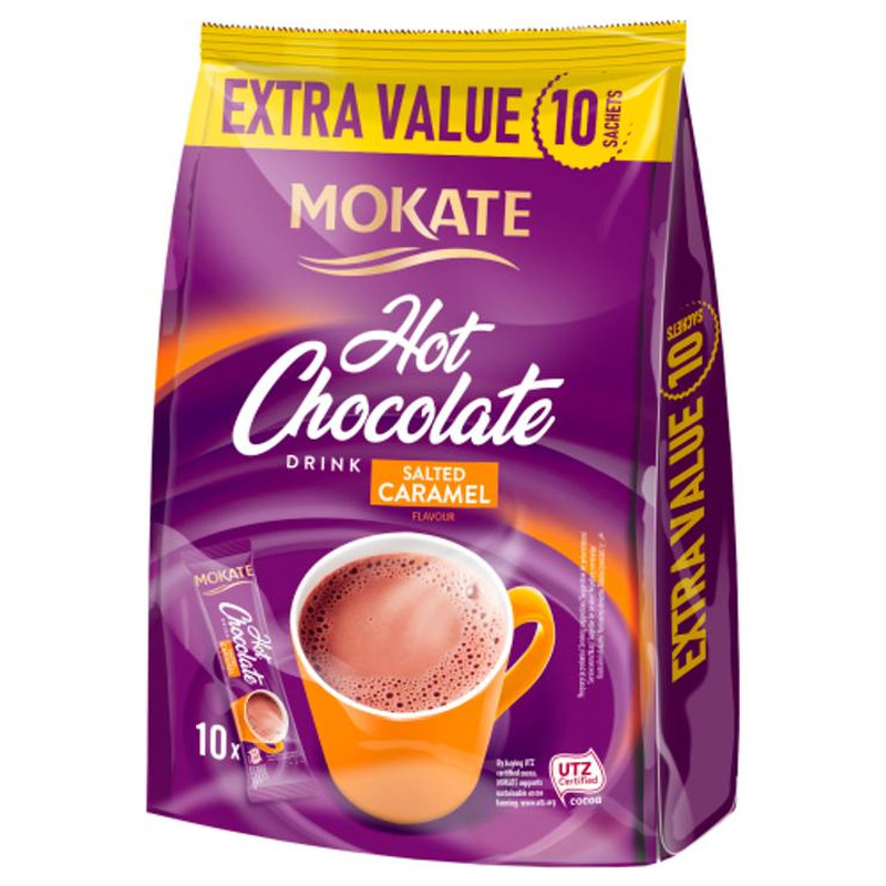 Mokate Šokolaadijook Salted caramel,18gx10