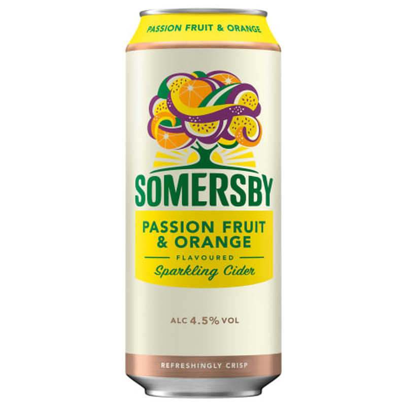Siider Somersby Passion Fruit & Orange 4,5%vol 0,5l purk