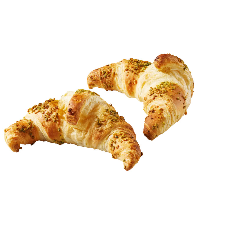 Croissant pistaatsiatäidisega