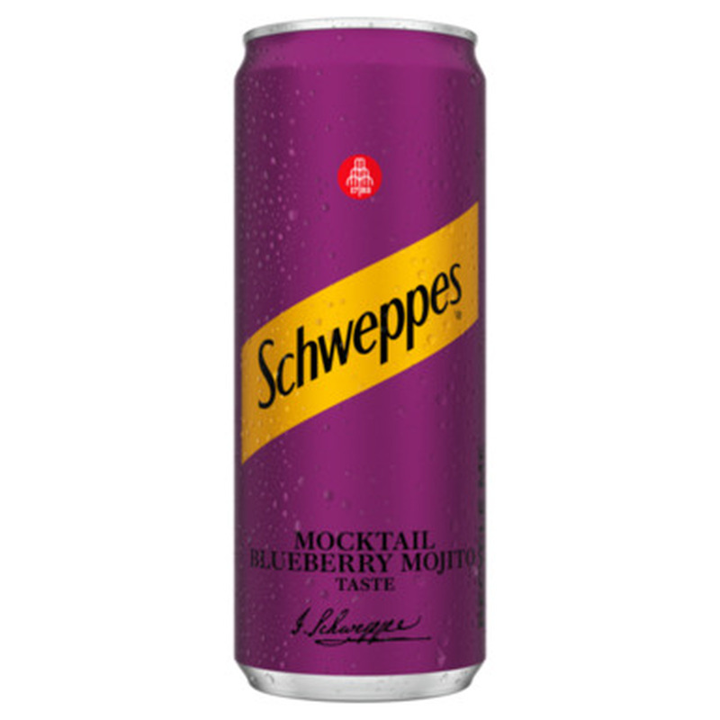 SCHWEPPES Tonic Blueberry Mojito 33cl (purk)