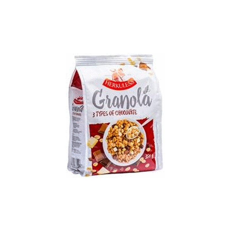 Müsli 3 šokolaadi Granola HERKULESS 350g