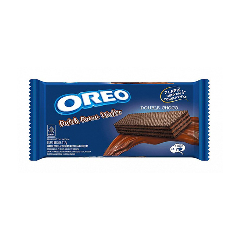 Oreo Dutch Cocoa Wafer Double Choco 117g